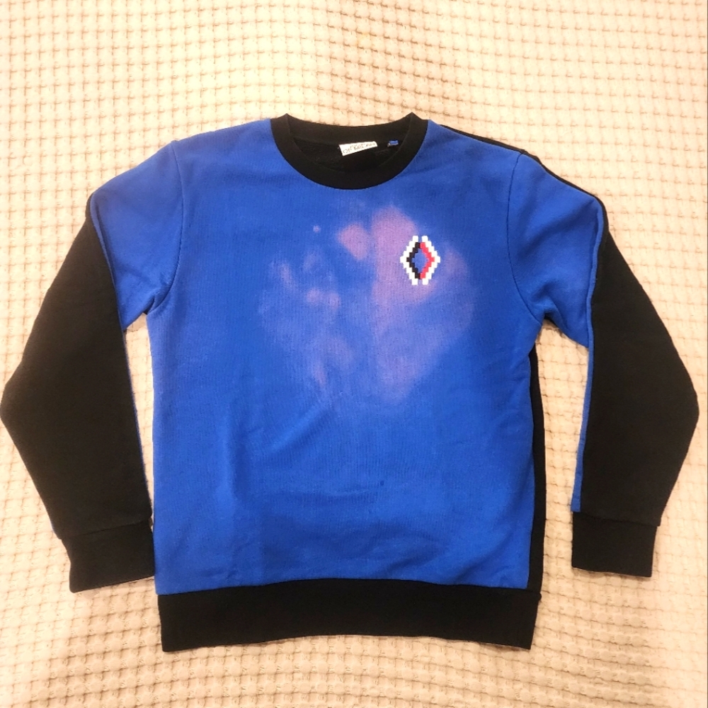 Marcelo BURLON KIDS OF MILAN SWEATSHIRT FIR BOYS SIZE 10YEARS, MADE OF COTTON